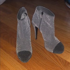 Grey Chanel Ankle Boots From the Fall 2011  size 9.5